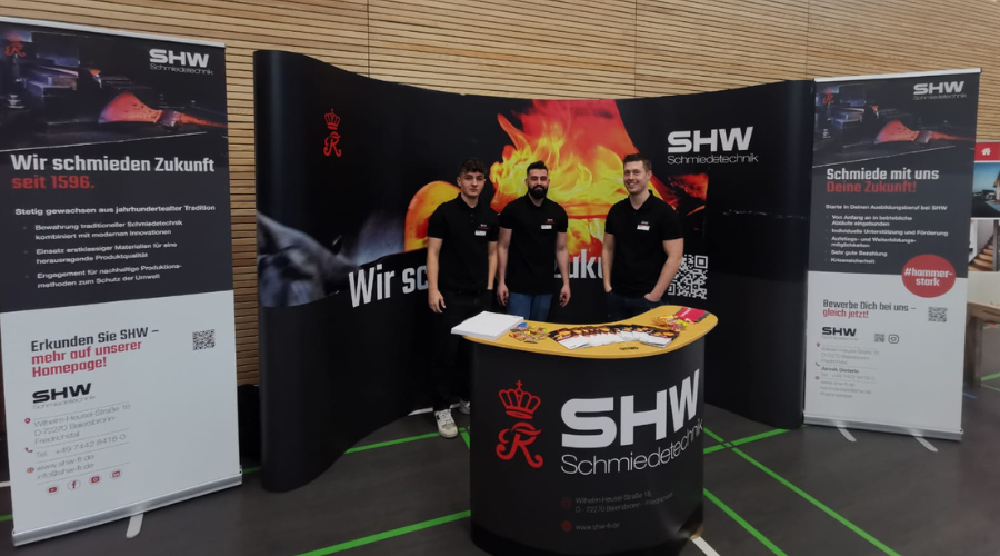 SHW Schmiedetechnik bei der Betriebsbörse 2024 in Baiersbronn